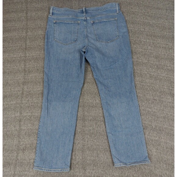 J. CREW Women's 32 (Actual 38x28.5) Slim Boyfriend Jeans Blue Denim Straight - Picture 4 of 8